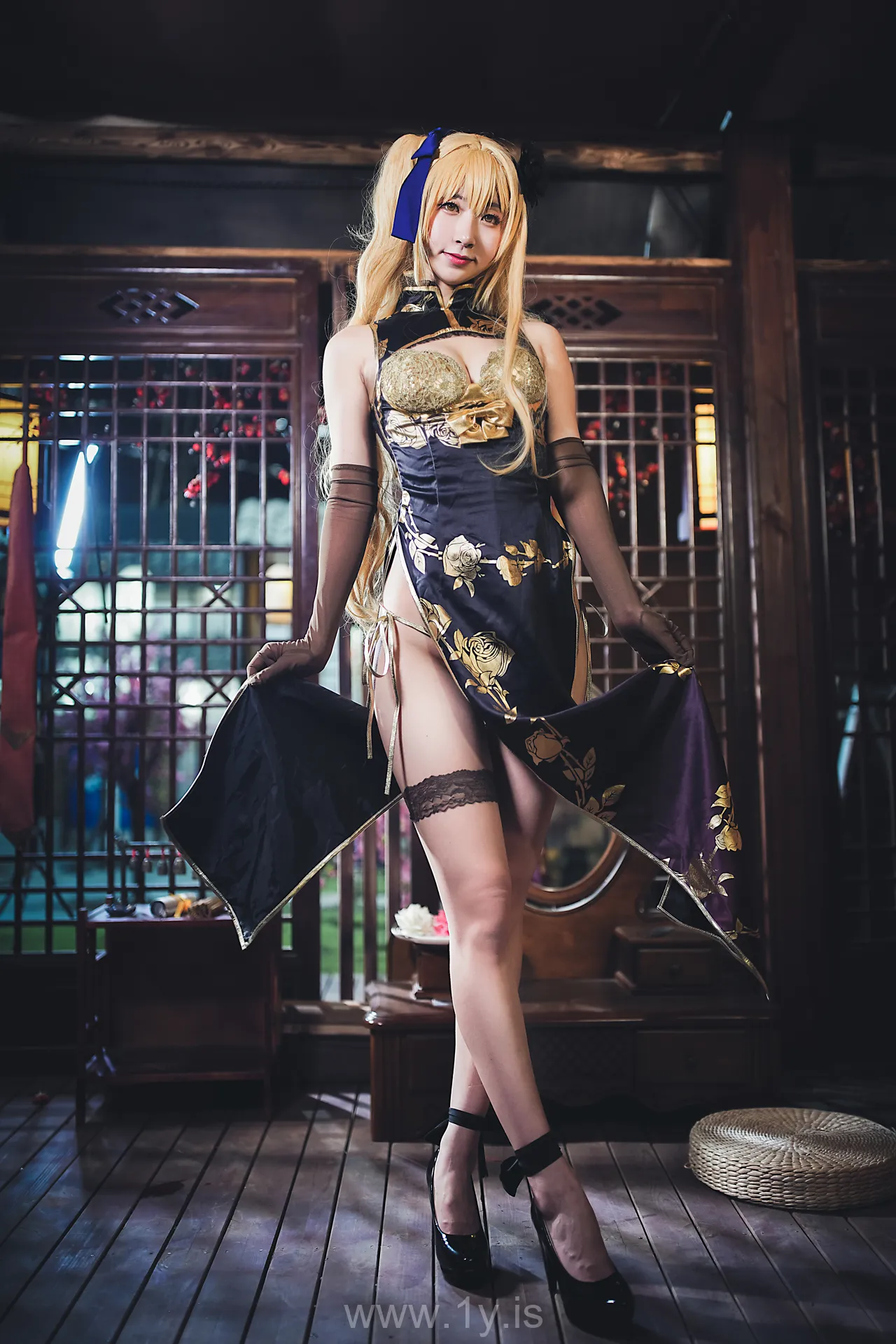 Coser@黑川 NO.018 Irresistible Asian Homebody Girl 金莲